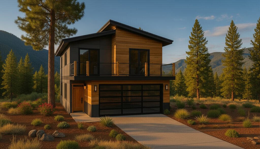 Panelized floor plans for custom modular homes by Zip Kit Homes.