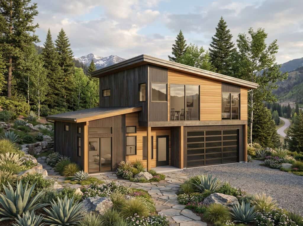 Zip Kit Home Mesa with modern design and large windows.