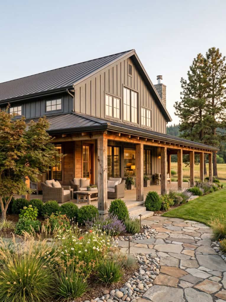 Juniper Rustic Barndominium Home Kit by Zip Kit Homes