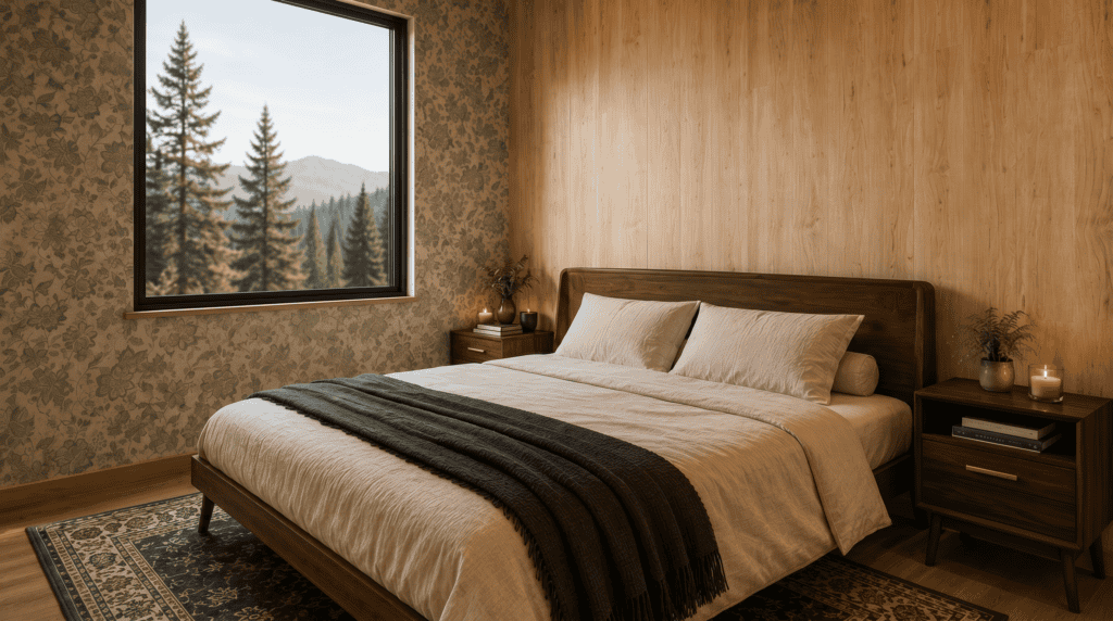 Gallatin II Primary Bedroom. Modular homes made by Zip Kit Homes.