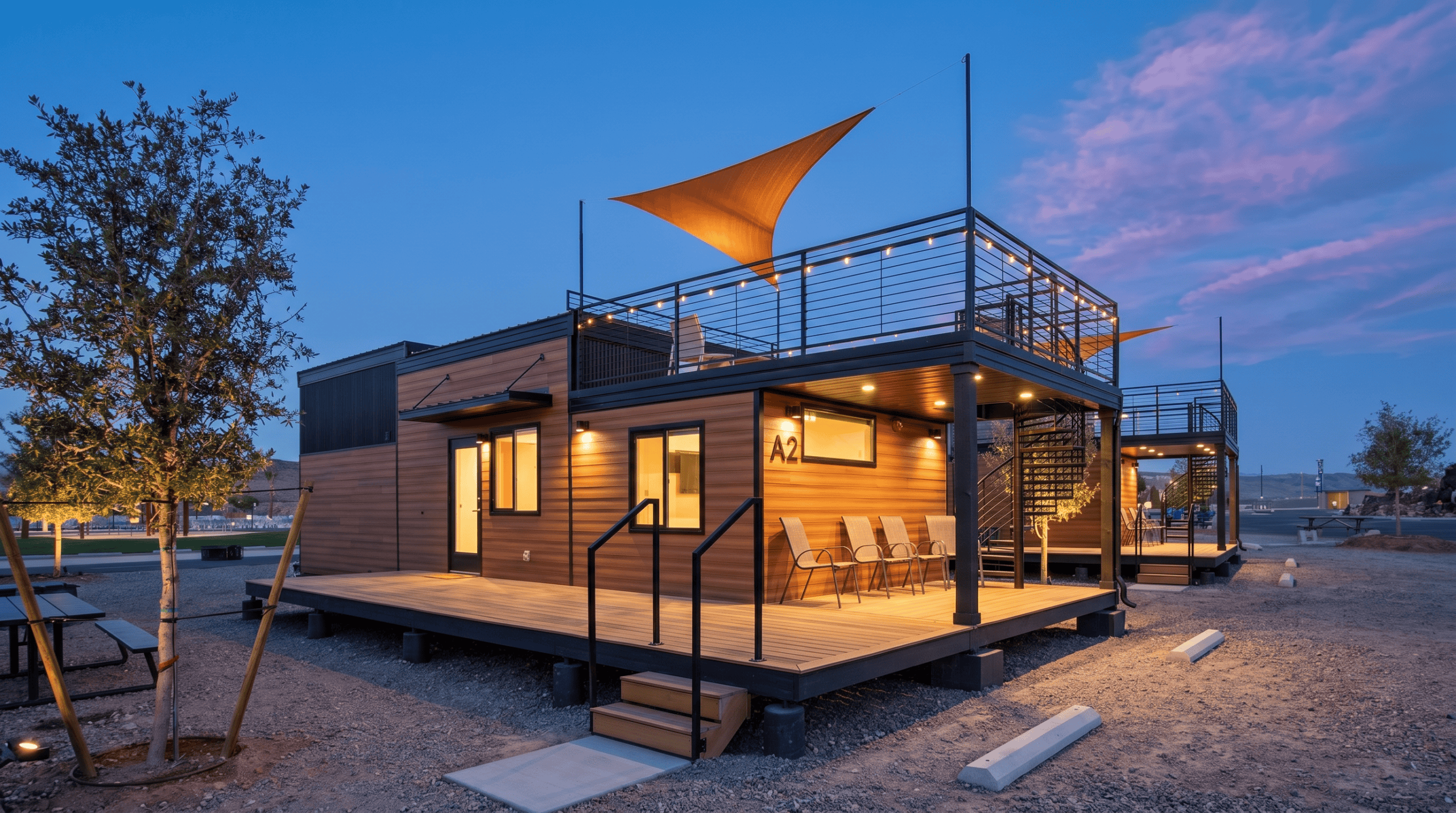 Yellowstone Modular home by zip Kit Homes - Two Bedroom and two bathroom modular home.