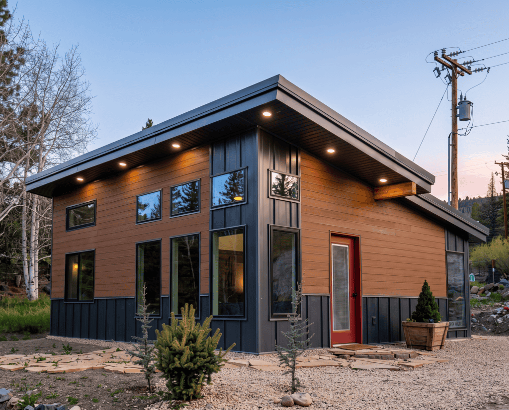 Big Sky Home kit by Zip Kit Homes. Tiny House Panelized Kit.