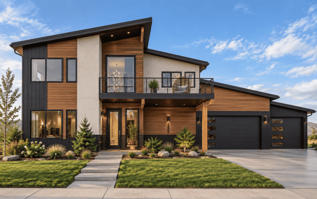 Solitude now Kolob home kit by Zip Kit Homes. Mountain Modern luxury kit homes.