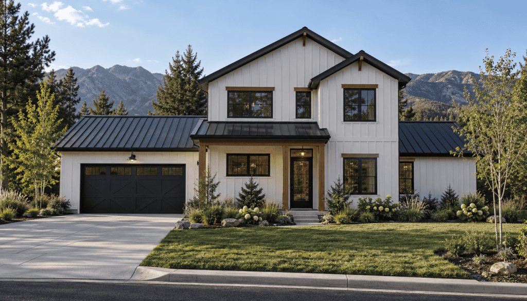 Meadow Home Kit by Zip Kit Homes. Modern farmhouse home custom home builder and floor plan.