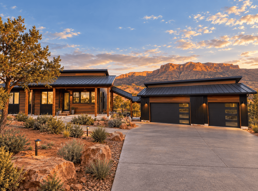 Moab Home Kit from Zip Kit Homes. Desert house floor plan.