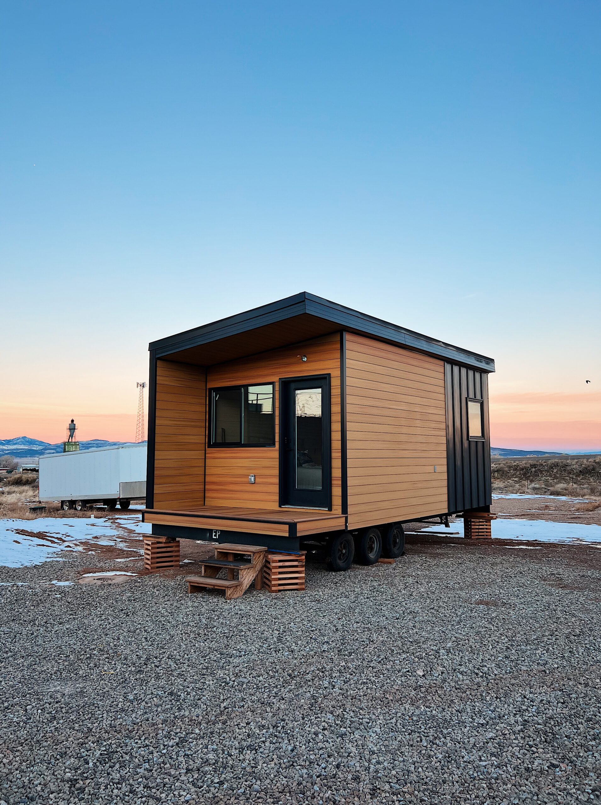 Teton Finished Exterior Modular home by Zip Kit Homes.