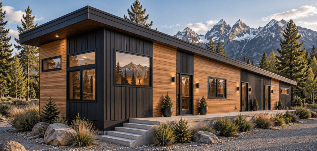 Dakota 3 Unit Modular for workforce housing by Zip Kit Homes.