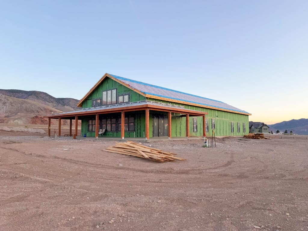 Juniper Barndominium Kit Home by Zip Kit Homes. Unfinished.