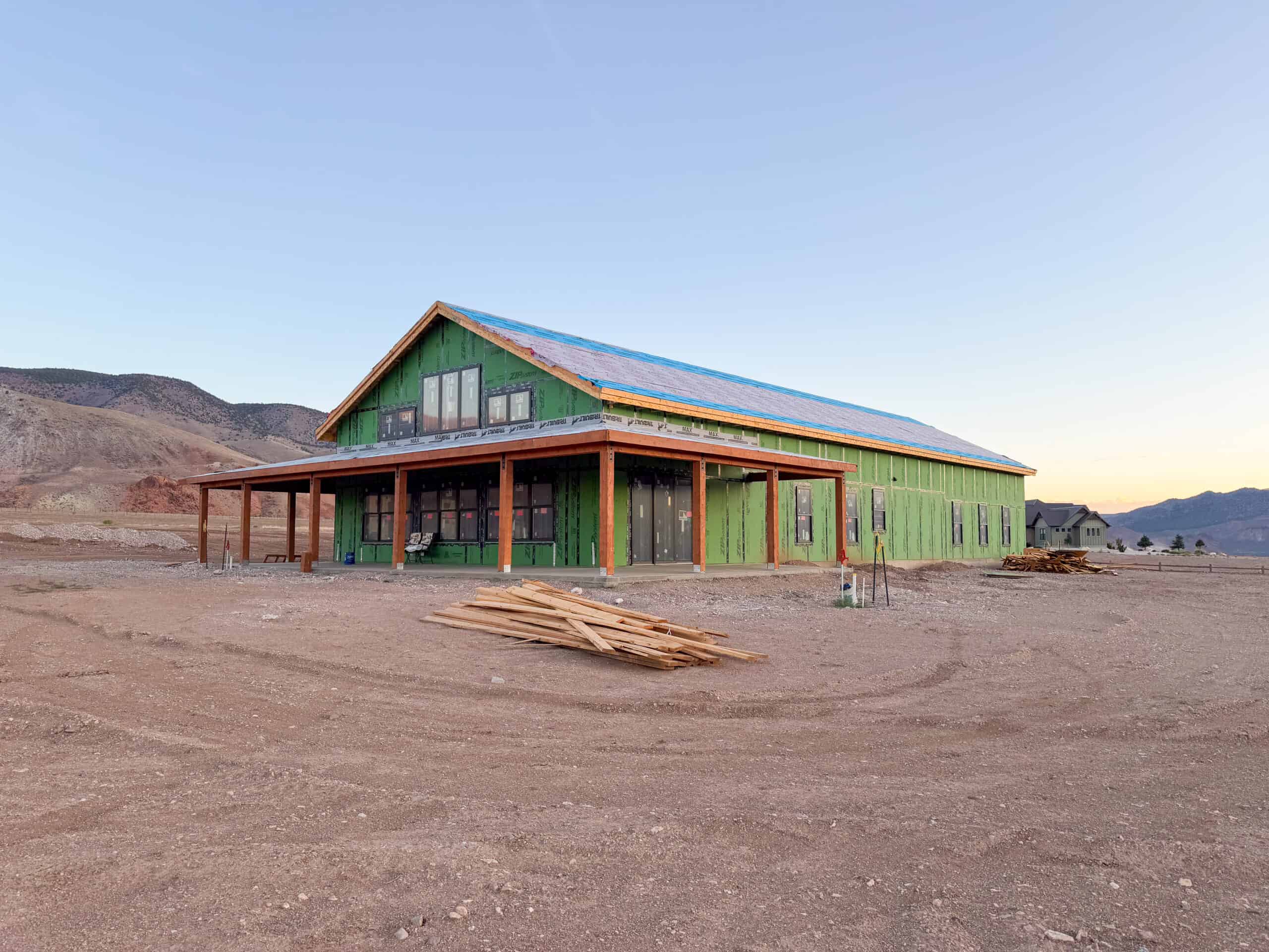 Juniper Barndominium Kit Home by Zip Kit Homes. Unfinished.