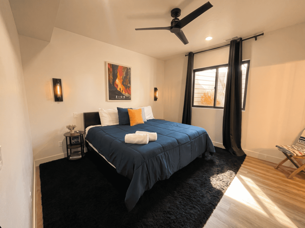 Sunset Lodge Guest Bedroom by Zip Kit Homes.