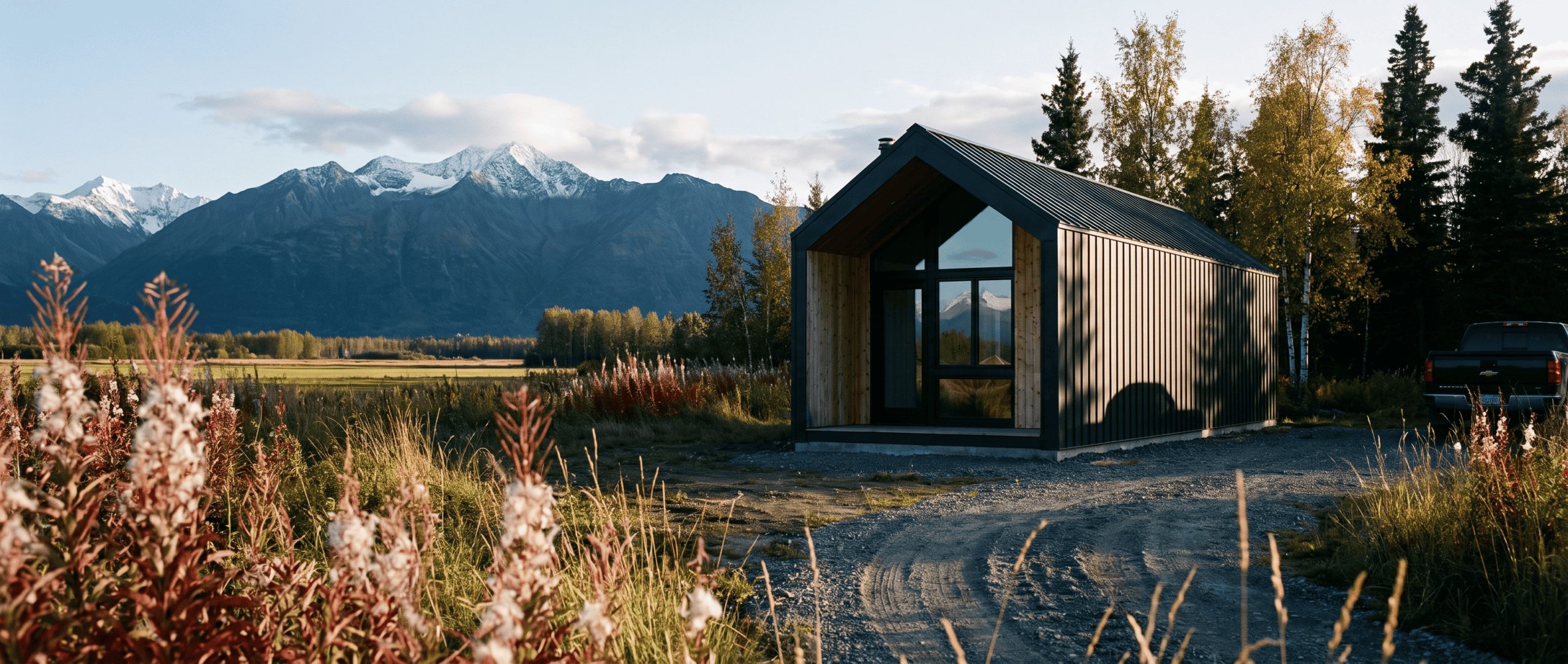 Gallatin Modular Home in Idaho by zip kit homes and mountain valley prefab