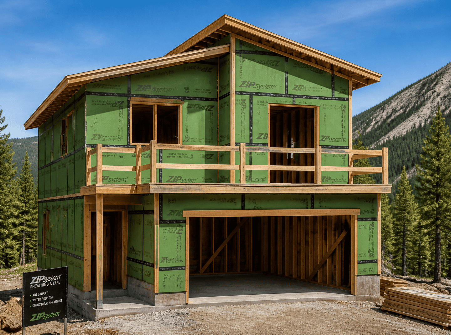 Jasper Kit Home from Zip Kit Homes. Unfinished.