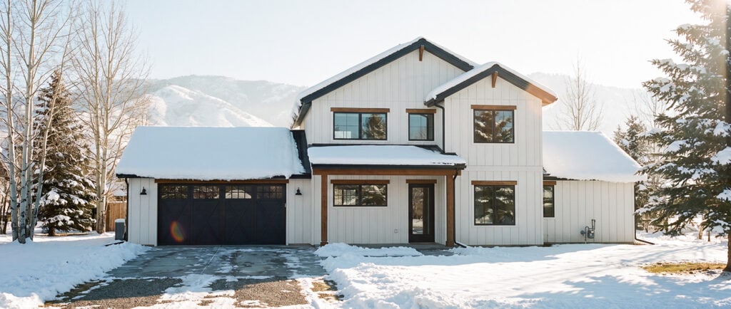 contemporary farmhouse by zip kit homes