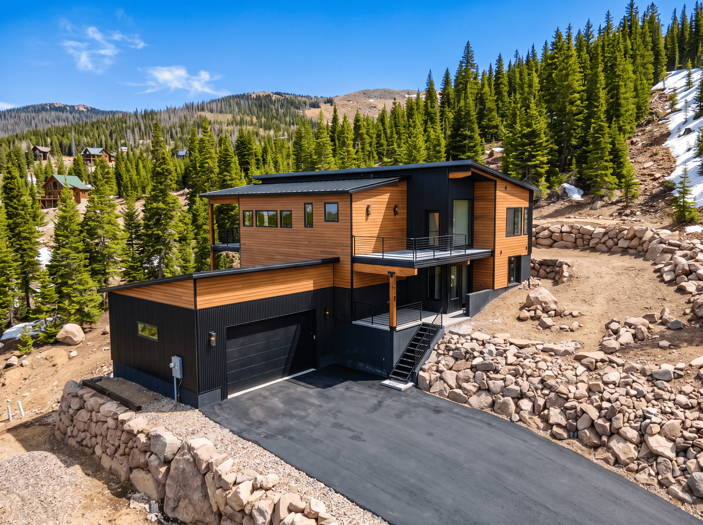 Sunset Lodge in Brian Head Utah by Zip Kit Homes. custom kit homes.